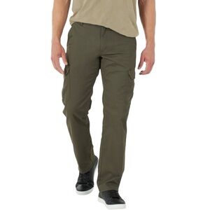New With Tags Lee Extreme Comfort Forest Green Relaxed Fit Cargo Pants Sz 32x29